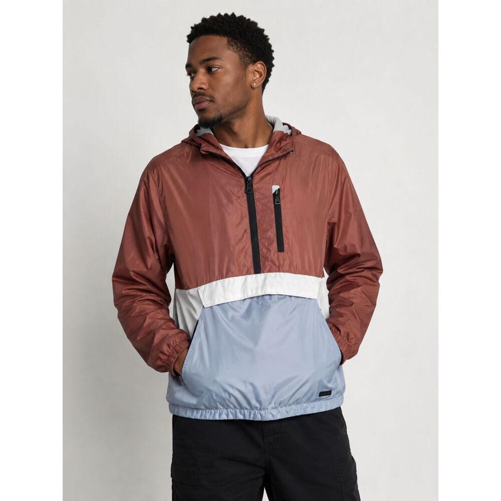 WT02 Colorblock Windbreaker Anorak Jacket Men’s Size Medium